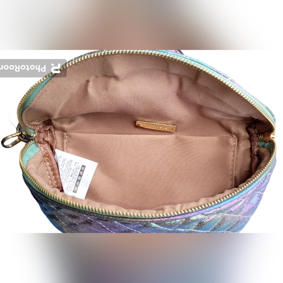 Hello 3AM Fanny Pack, 100% Polyurethane, 4"x 7", Rainbow Iridescent - Picture 2 of 3